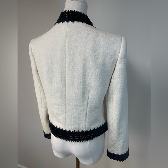 Alice + Olivia White and Black Blazer - Picture 9 of 14
